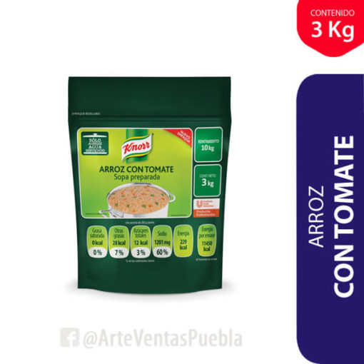 Arroz con Tomate Knorr® Cj 4 / 3 Kg