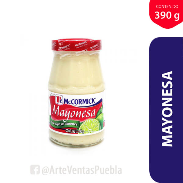 Mayonesa McCormick® Cj 12 / 390 Gr - Arte Ventas
