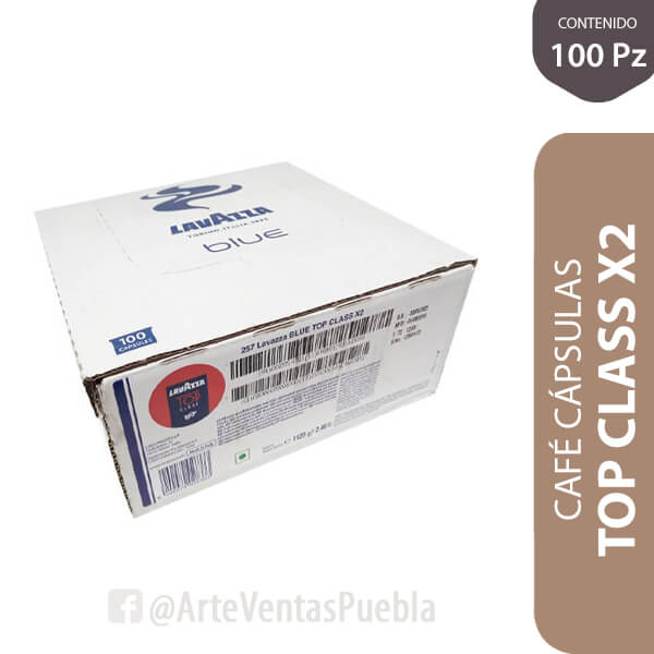 Cápsulas de Café Blue Top Class X2 Lavazza® 100 Pz / 11 Gr Arte Ventas