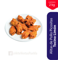 Alitas de Pollo Picositas Tocino Limón Pilgrim's® CJ 6/2 kg